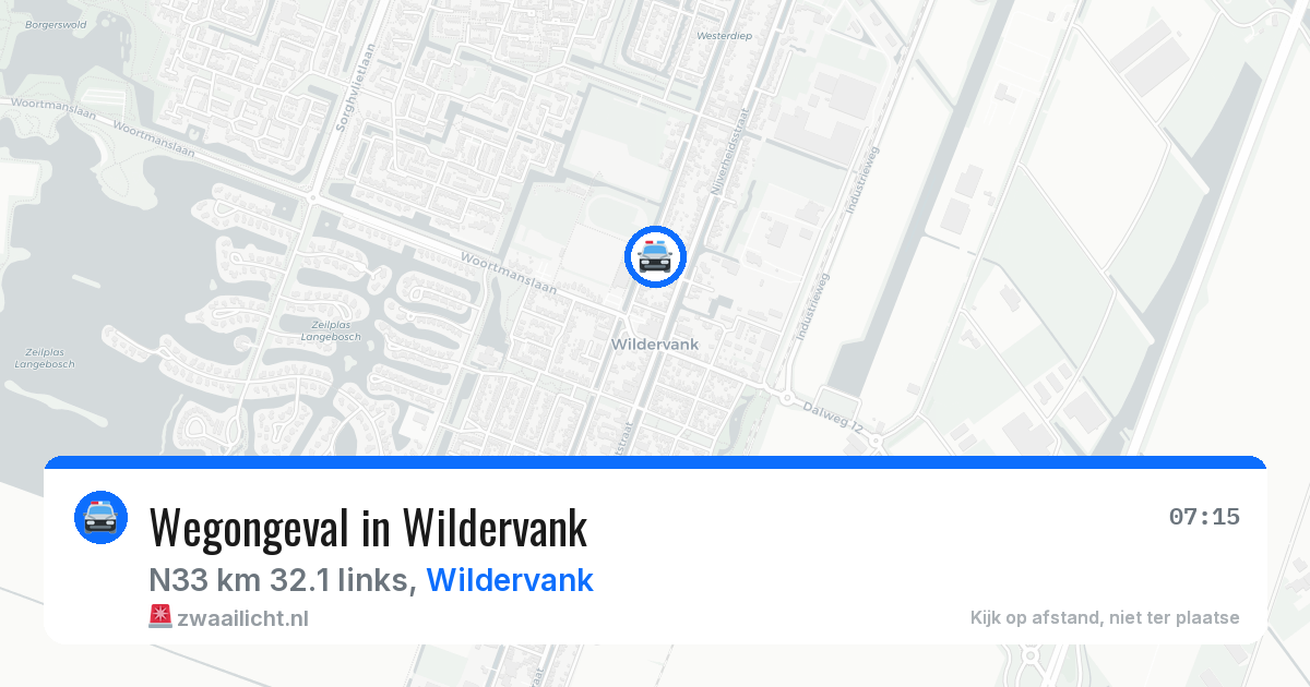 Wegongeval in Wildervank — 24 jan 2026
