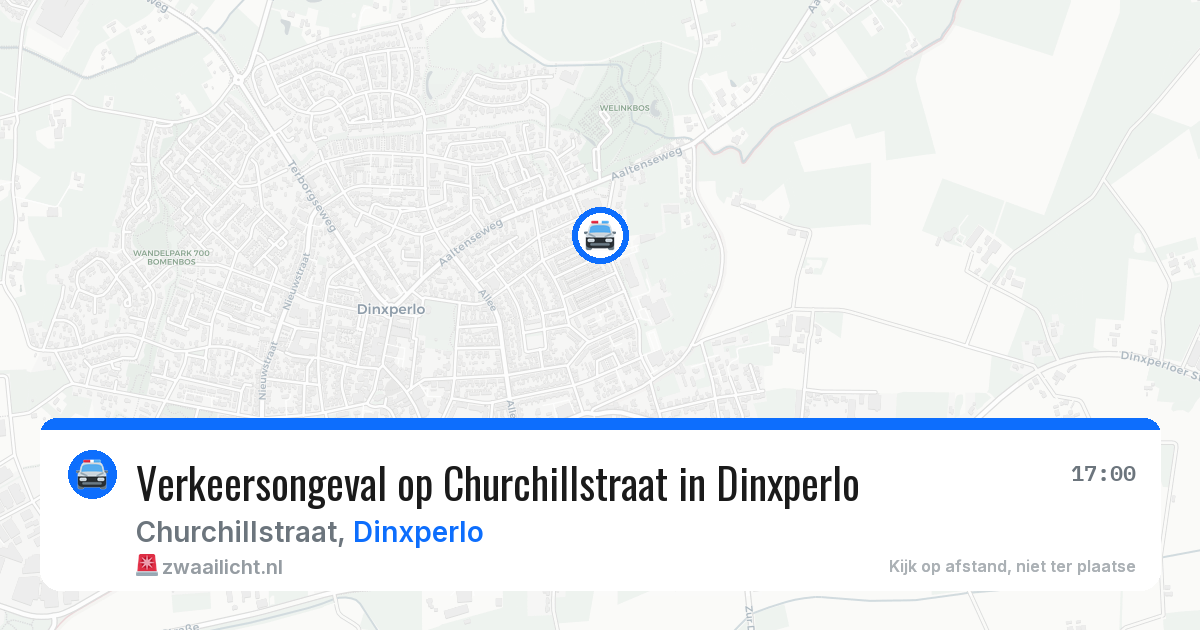 Verkeersongeval op Churchillstraat in Dinxperlo — 8 apr 2026