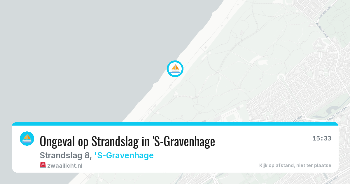 Ongeval op Strandslag in 'S-Gravenhage — 25 jun 2026