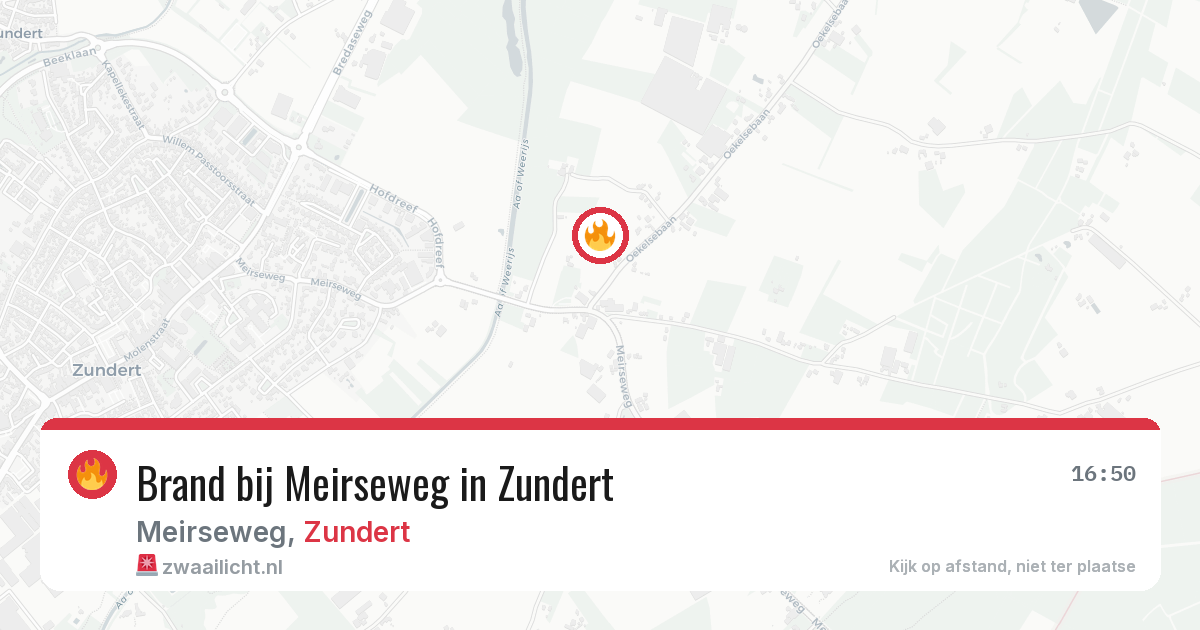Brand bij Meirseweg in Zundert — 19 jun 2026