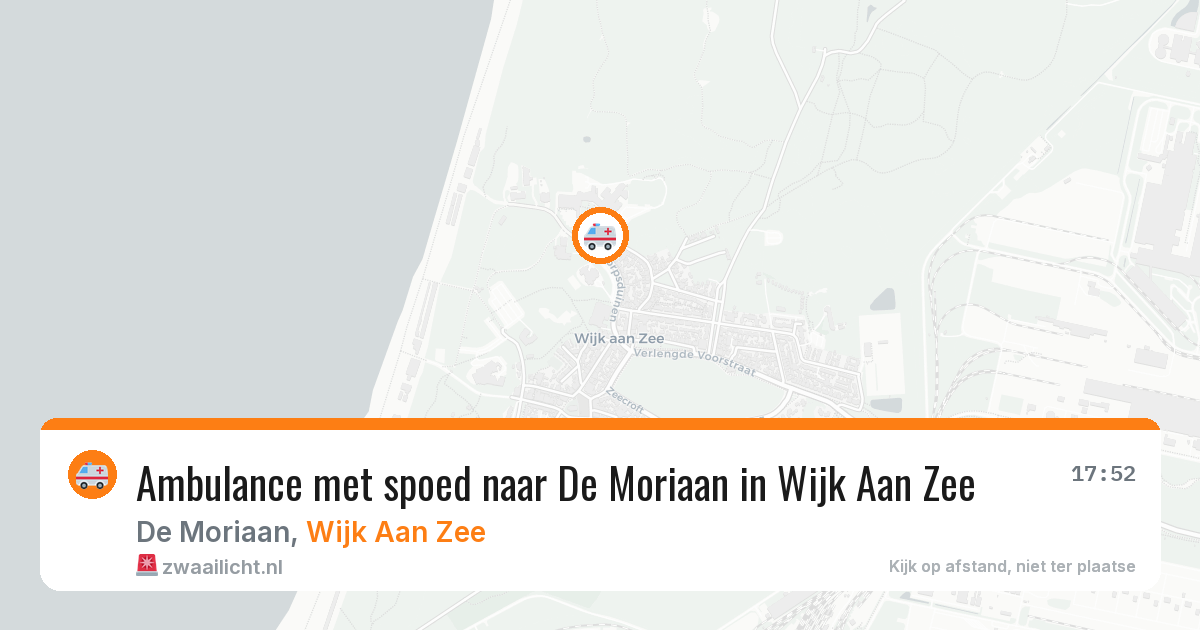 Ambulance met spoed naar De Moriaan in Wijk Aan Zee — 23 jan 2026