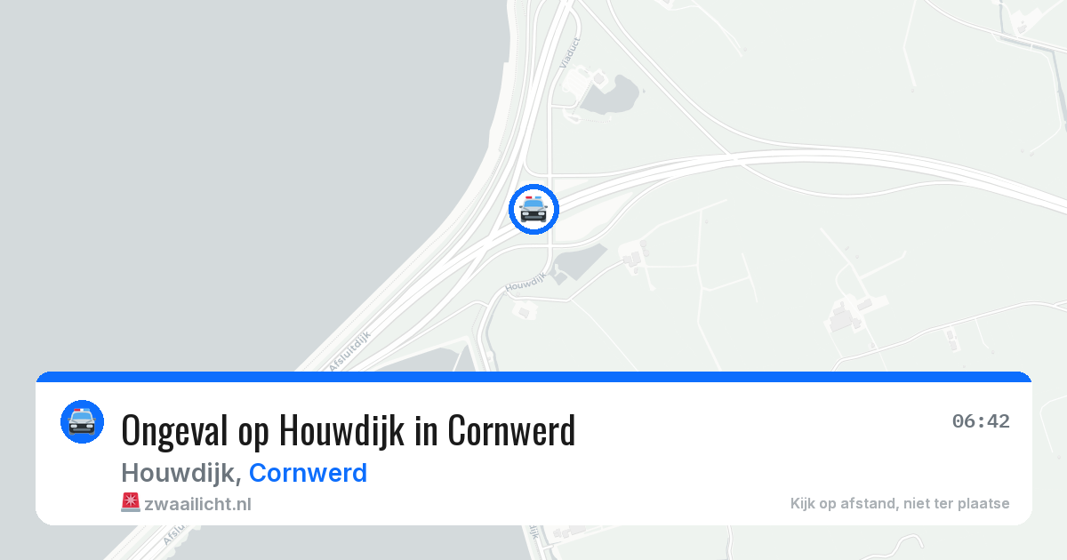 Ongeval op Houwdijk in Cornwerd — 23 mrt 2026