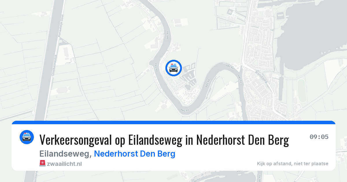 Verkeersongeval op Eilandseweg in Nederhorst Den Berg — 23 jul 2026