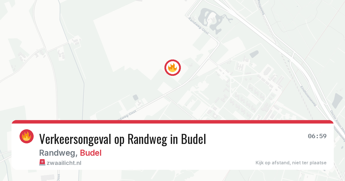 Verkeersongeval op Randweg in Budel — 17 apr 2026