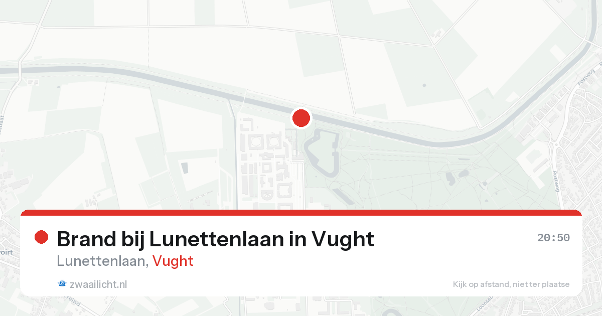 Brand bij Lunettenlaan in Vught — 4 jun 2026