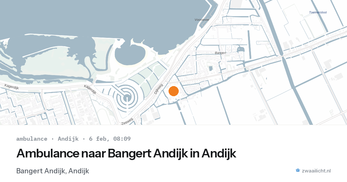 Ambulance naar Bangert Andijk in Andijk — 6 feb 2026