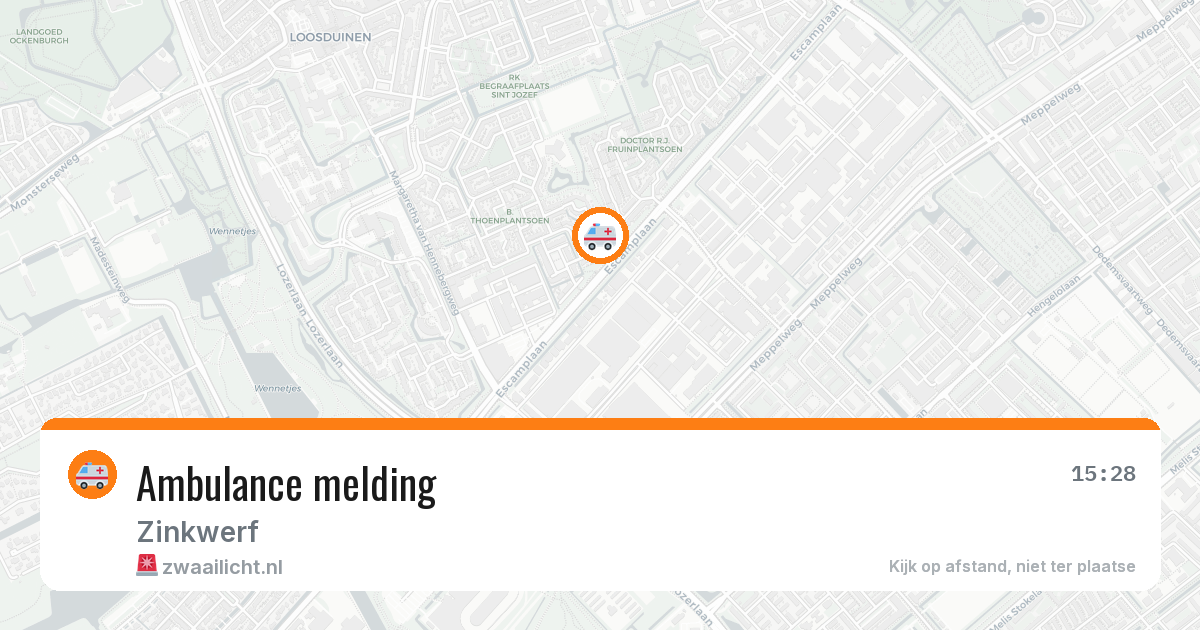 Ambulance melding — 20 jun 2026