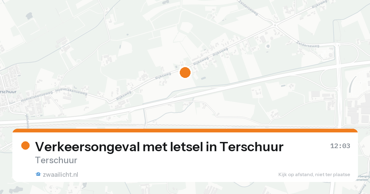 Verkeersongeval met letsel in Terschuur — 22 aug 2026