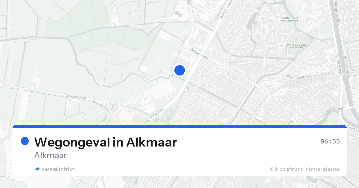 Wegongeval in Alkmaar — 21 aug 2026
