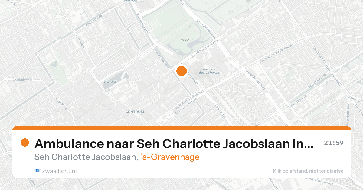 Ambulance naar Seh Charlotte Jacobslaan in 's-Gravenhage — 30 jan 2026