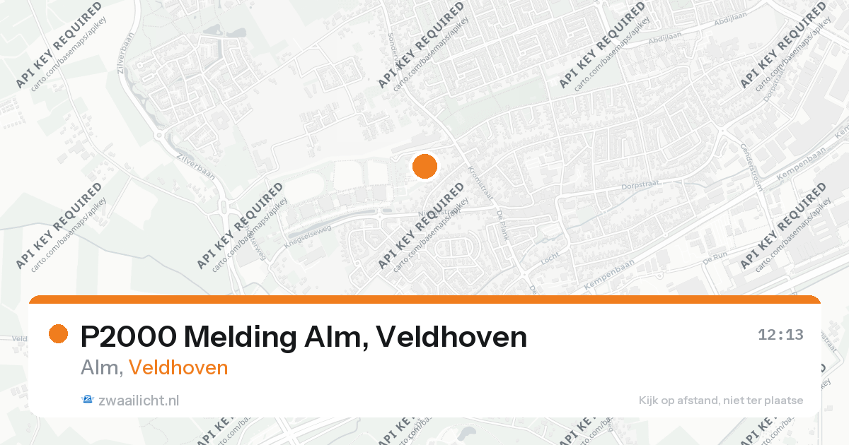 P2000 Melding Alm, Veldhoven — 26 aug 2026