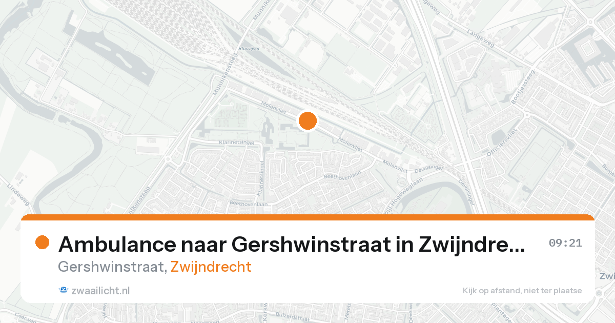 Ambulance naar Gershwinstraat in Zwijndrecht — 7 feb 2026