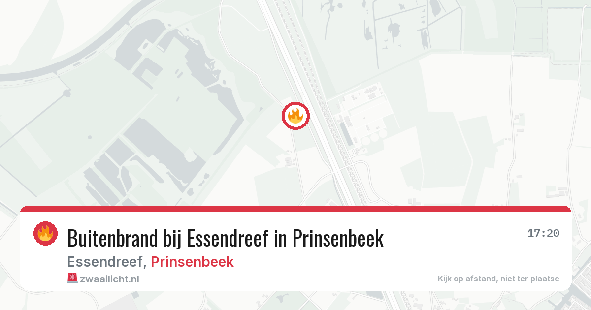 Buitenbrand bij Essendreef in Prinsenbeek — 12 aug 2026