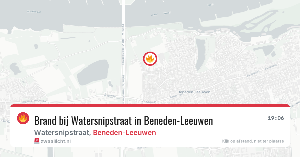 Brand bij Watersnipstraat in Beneden-Leeuwen — 29 mei 2026