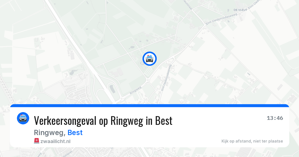 Verkeersongeval op Ringweg in Best — 22 jun 2026