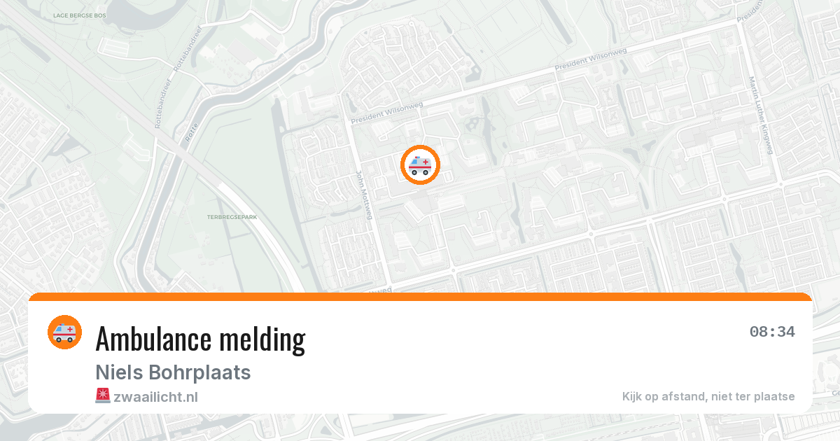 Ambulance melding — 6 mei 2026