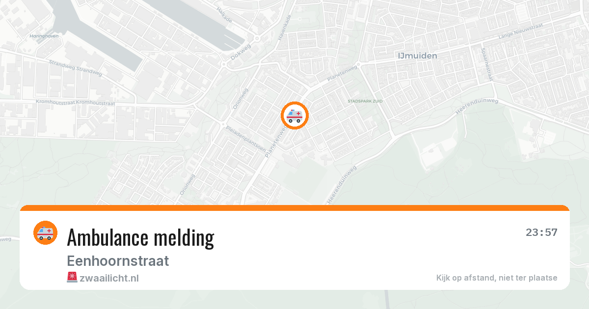 Ambulance melding — 8 feb 2026