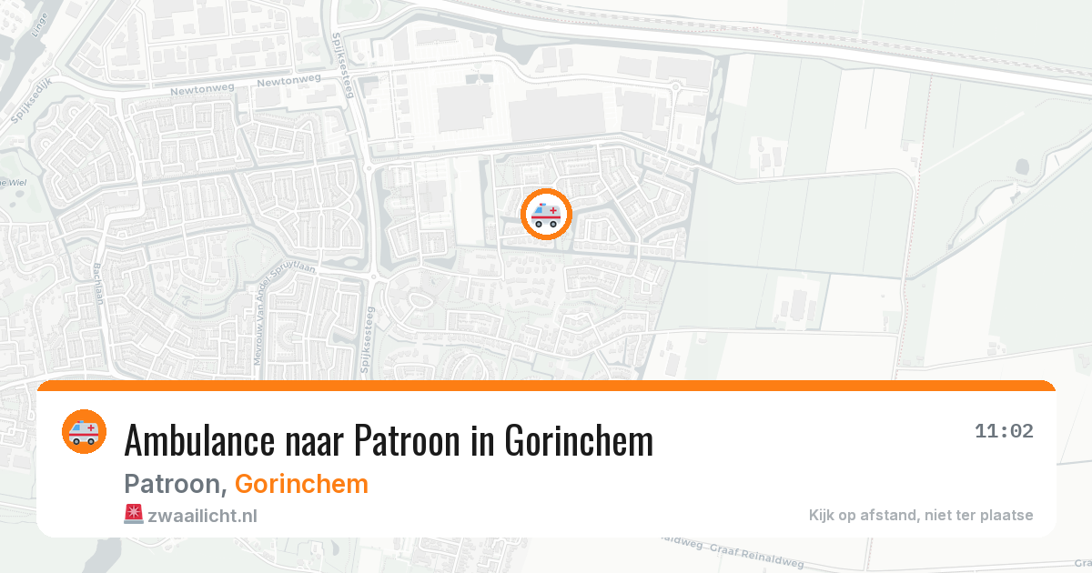 Ambulance naar Patroon in Gorinchem — 2 mrt 2026
