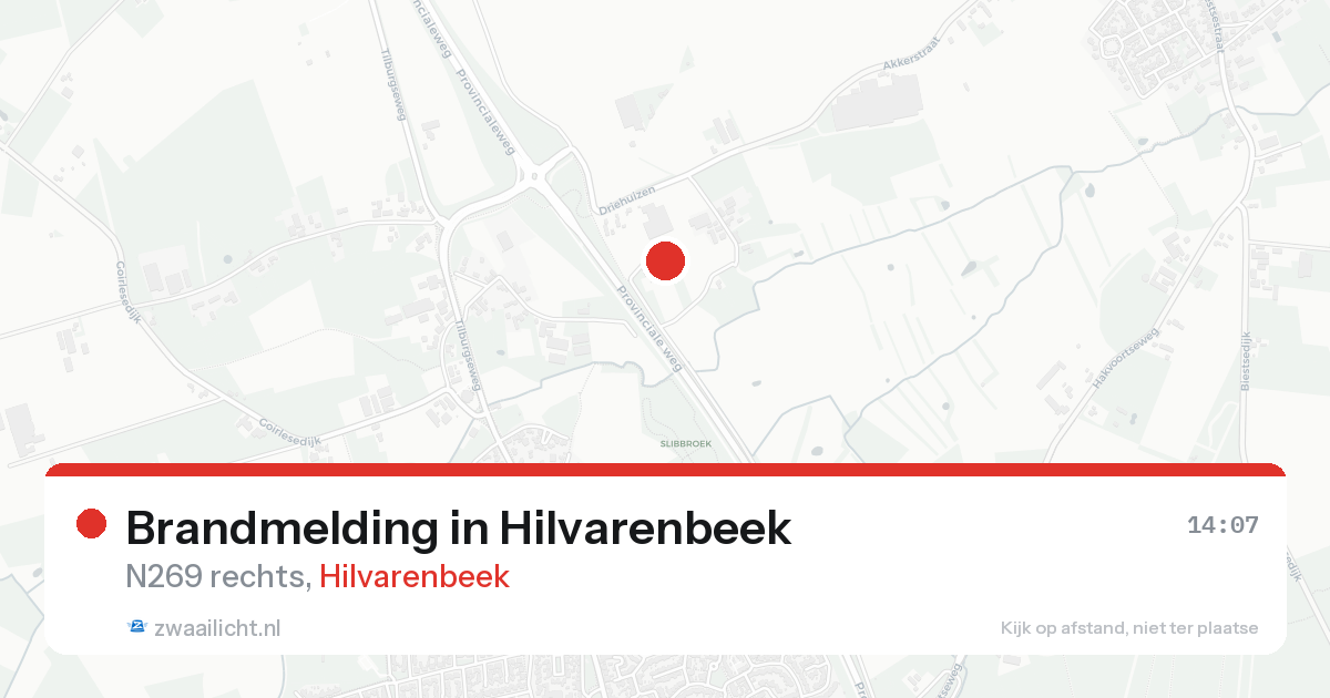 Brandmelding in Hilvarenbeek — 22 aug 2026