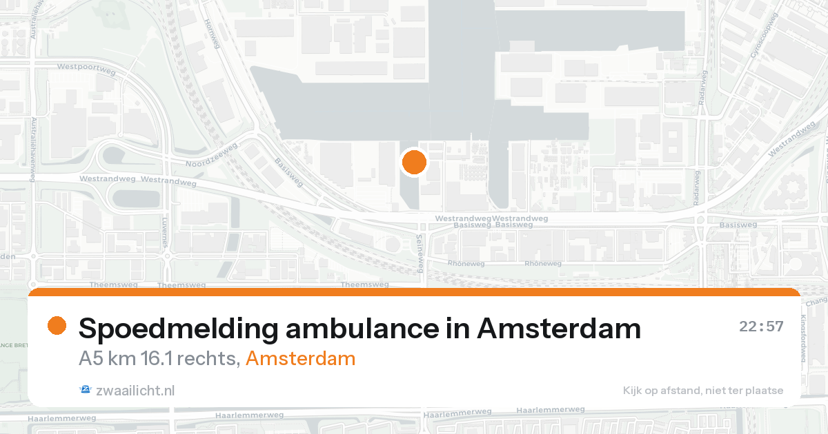 Spoedmelding ambulance in Amsterdam — 25 aug 2026