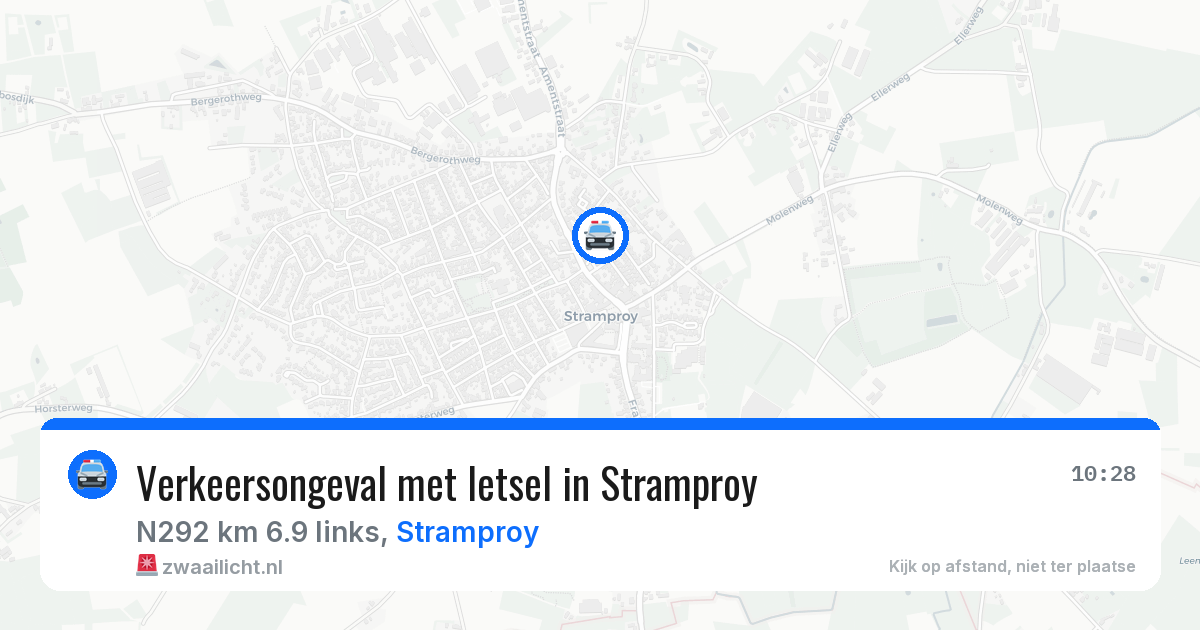 Verkeersongeval met letsel in Stramproy — 22 jul 2026