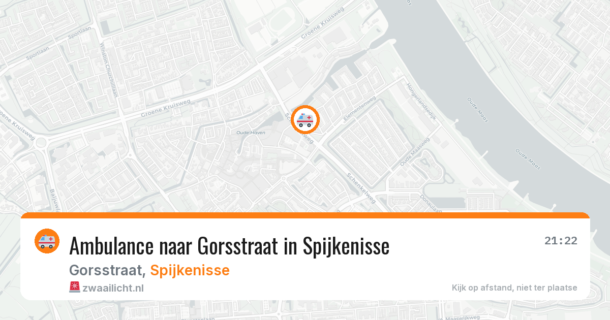 Ambulance naar Gorsstraat in Spijkenisse — 12 feb 2026