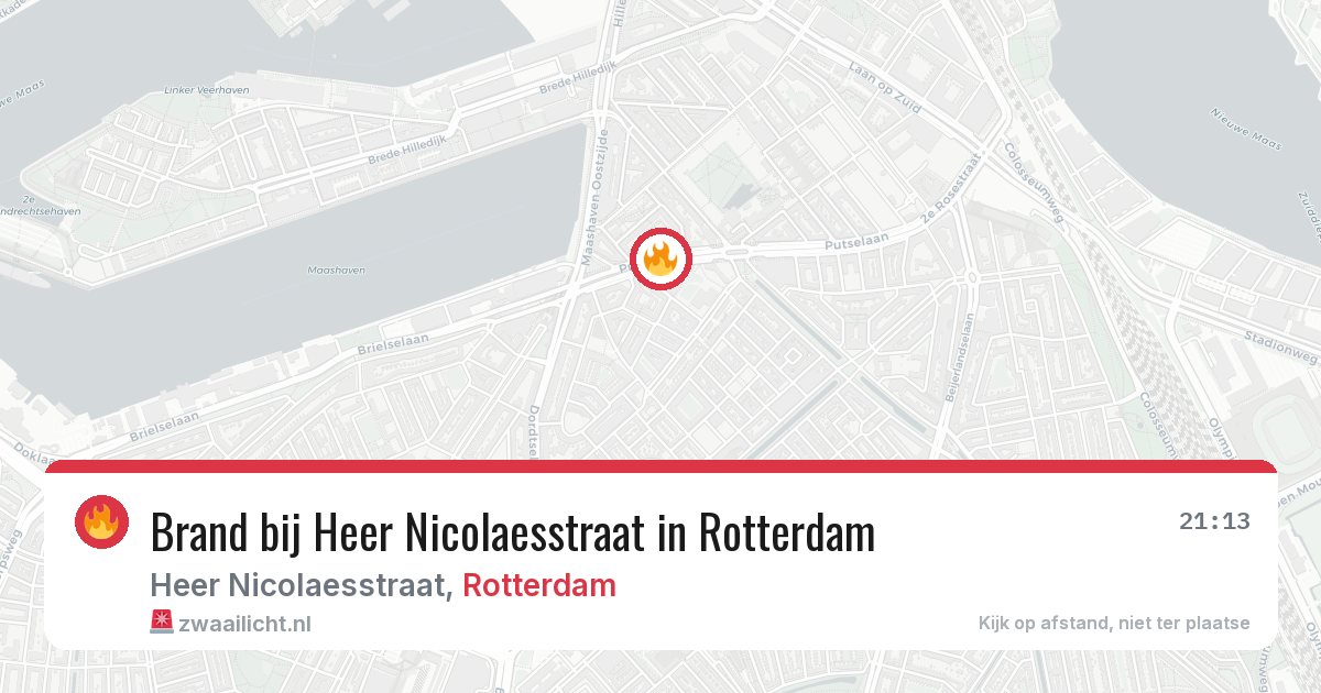 Brand bij Heer Nicolaesstraat in Rotterdam — 16 jun 2026
