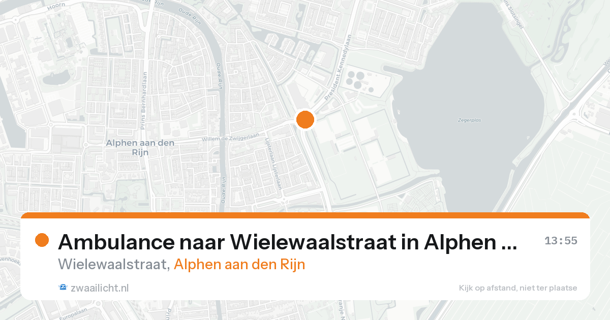 Ambulance naar Wielewaalstraat in Alphen aan den Rijn — 31 jan 2026