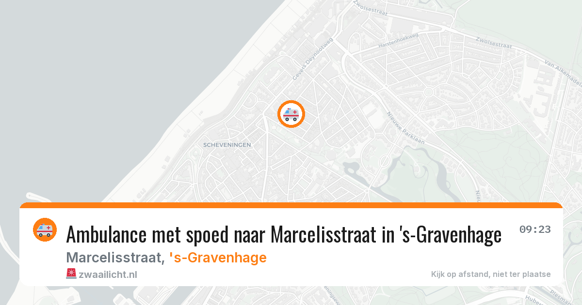 Ambulance met spoed naar Marcelisstraat in 's-Gravenhage — 27 jan 2026