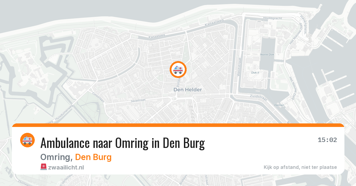 Ambulance naar Omring in Den Burg — 22 mei 2026