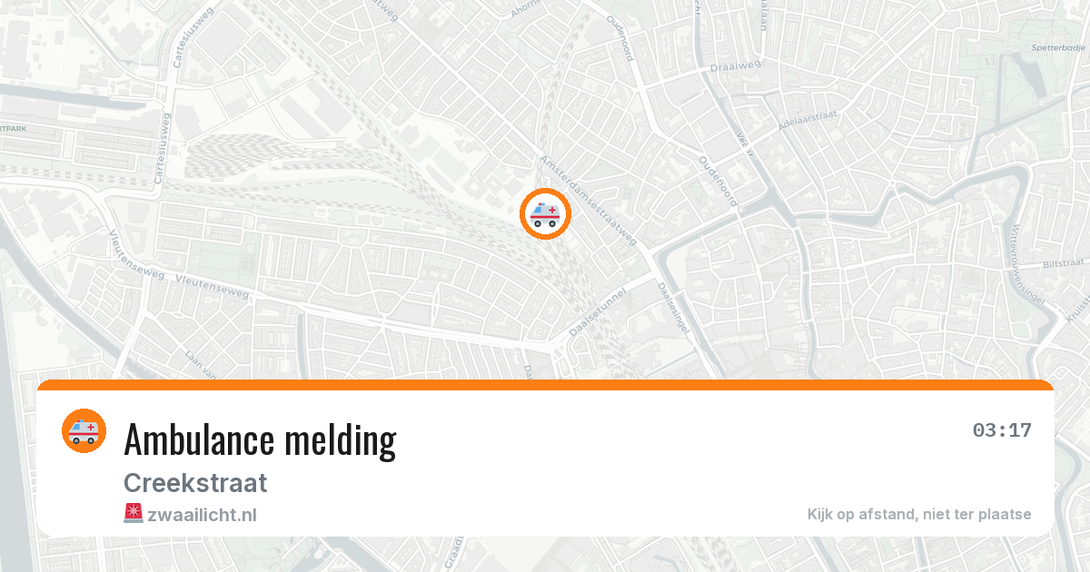 Ambulance melding — 6 mei 2026