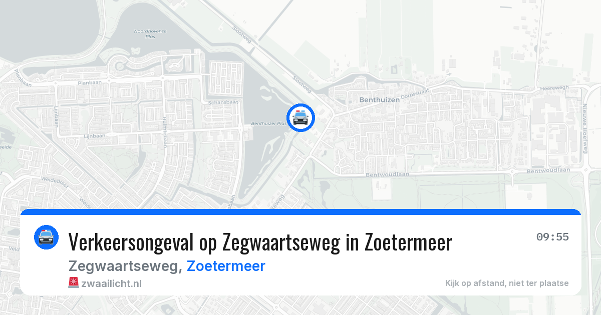 Verkeersongeval op Zegwaartseweg in Zoetermeer — 23 jun 2026