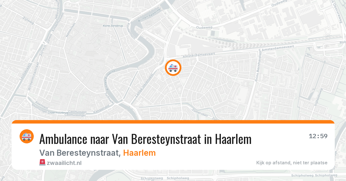 Ambulance naar Van Beresteynstraat in Haarlem — 2 jun 2026