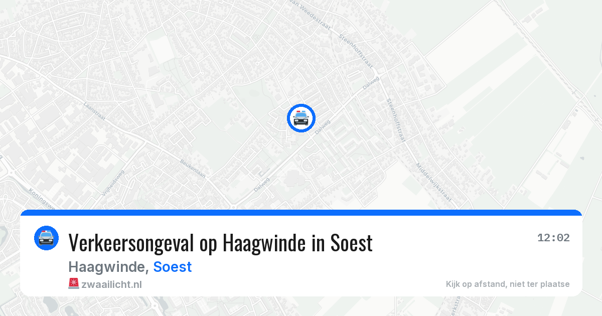 Verkeersongeval op Haagwinde in Soest — 23 mei 2026