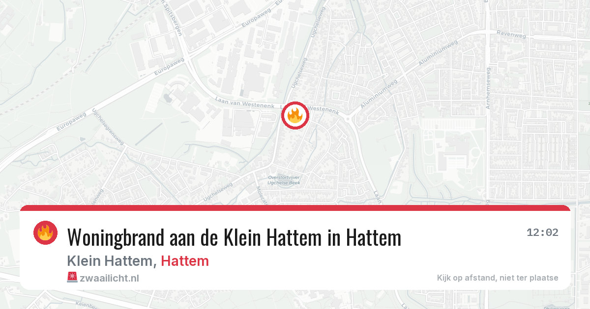 Woningbrand aan de Klein Hattem in Hattem — 24 mrt 2026
