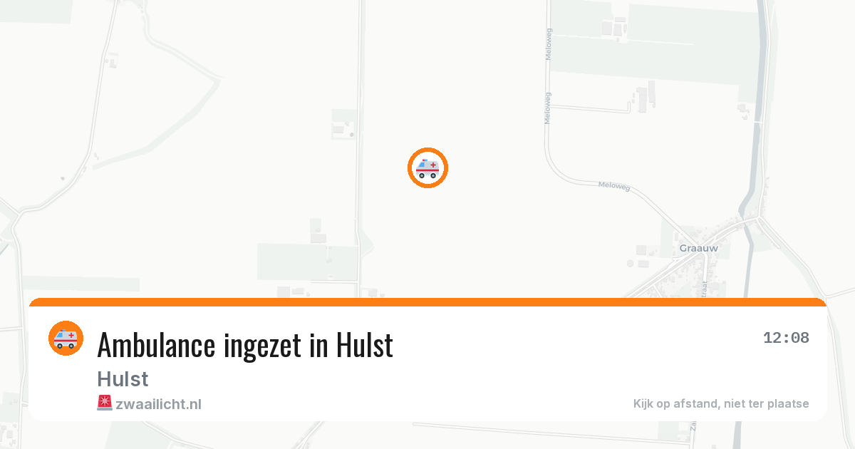 Ambulance ingezet in Hulst — 5 jul 2026