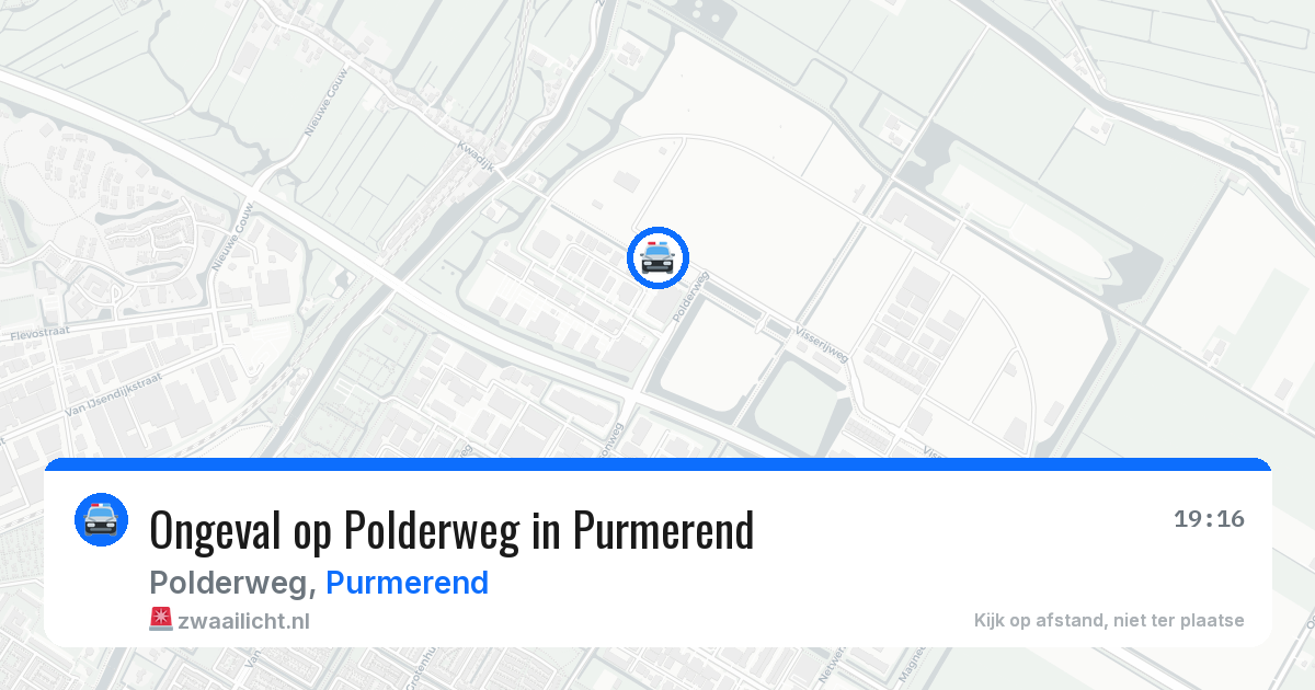 Ongeval op Polderweg in Purmerend — 9 jun 2026