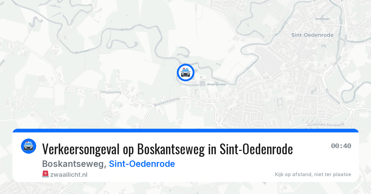 Verkeersongeval op Boskantseweg in Sint-Oedenrode — 7 jun 2026
