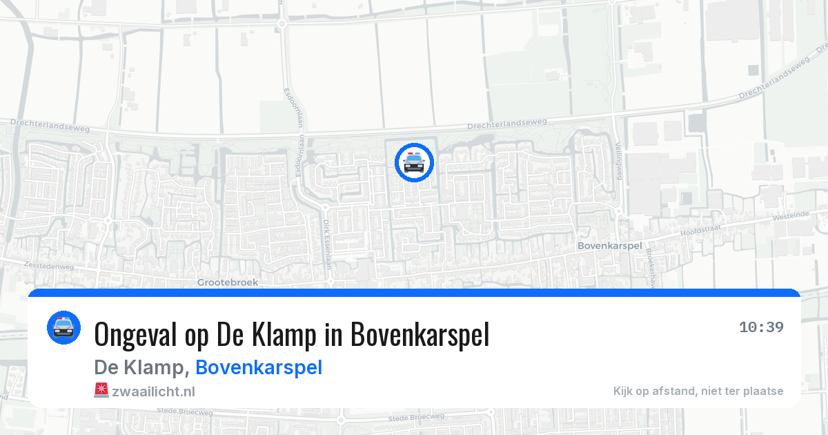 Ongeval op De Klamp in Bovenkarspel — 22 jul 2026