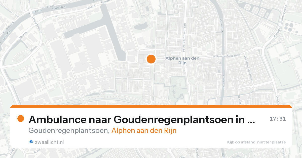 Ambulance naar Goudenregenplantsoen in Alphen aan den Rijn — 7 feb 2026