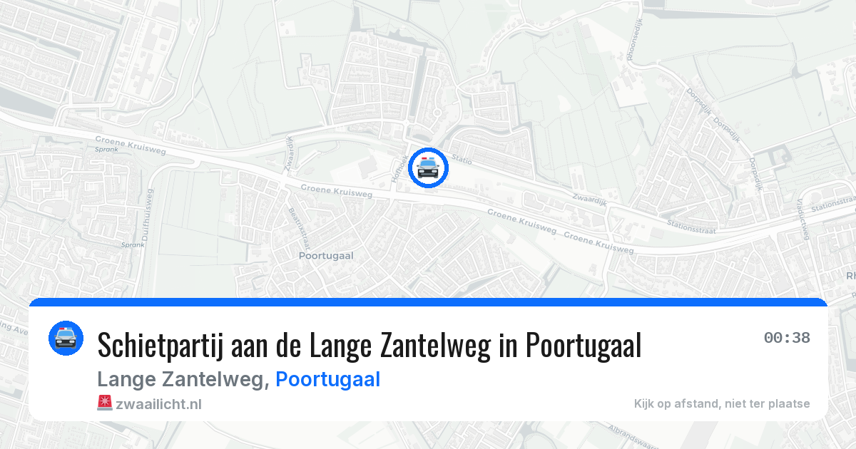 Schietpartij aan de Lange Zantelweg in Poortugaal — 31 jul 2026