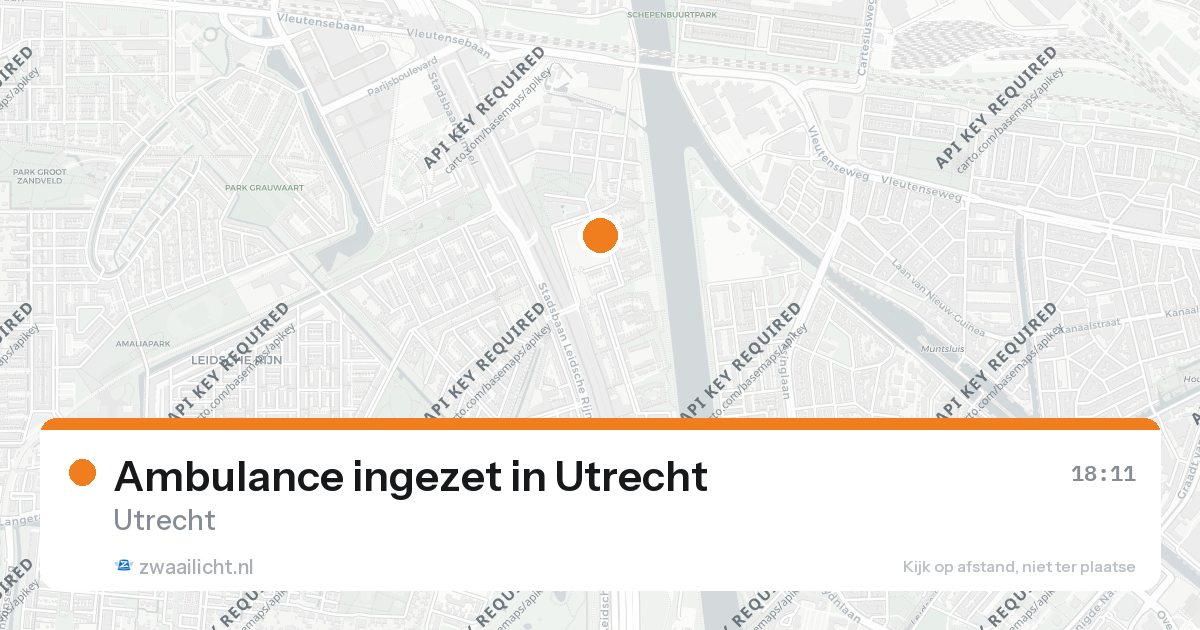 Ambulance ingezet in Utrecht — 26 aug 2026