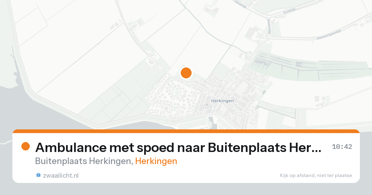 Ambulance met spoed naar Buitenplaats Herkingen in Herkingen — 22 aug 2026