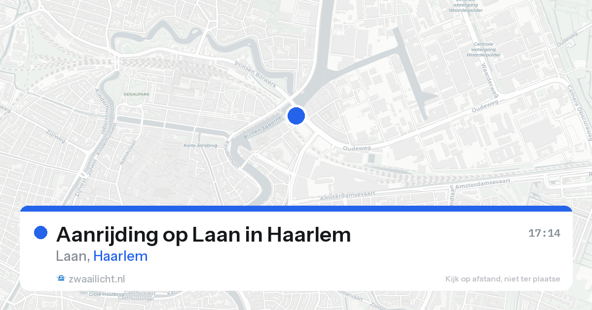 Aanrijding op Laan in Haarlem — 18 aug 2026