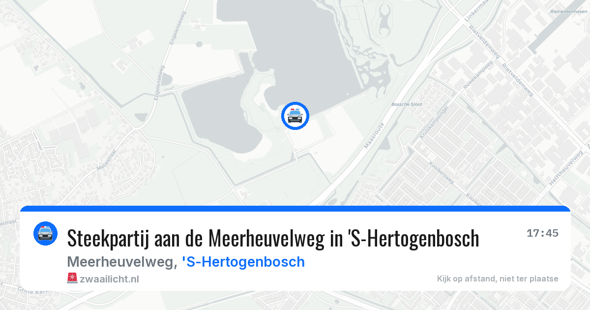 Steekpartij aan de Meerheuvelweg in 'S-Hertogenbosch — 3 aug 2026