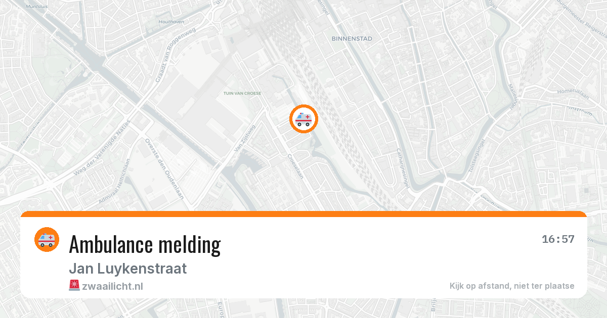 Ambulance melding — 15 jun 2026