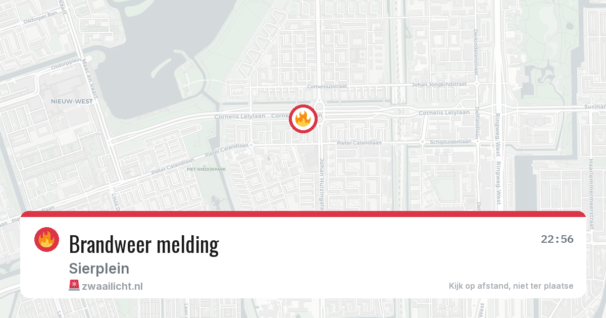 Brandweer melding — 15 jun 2026