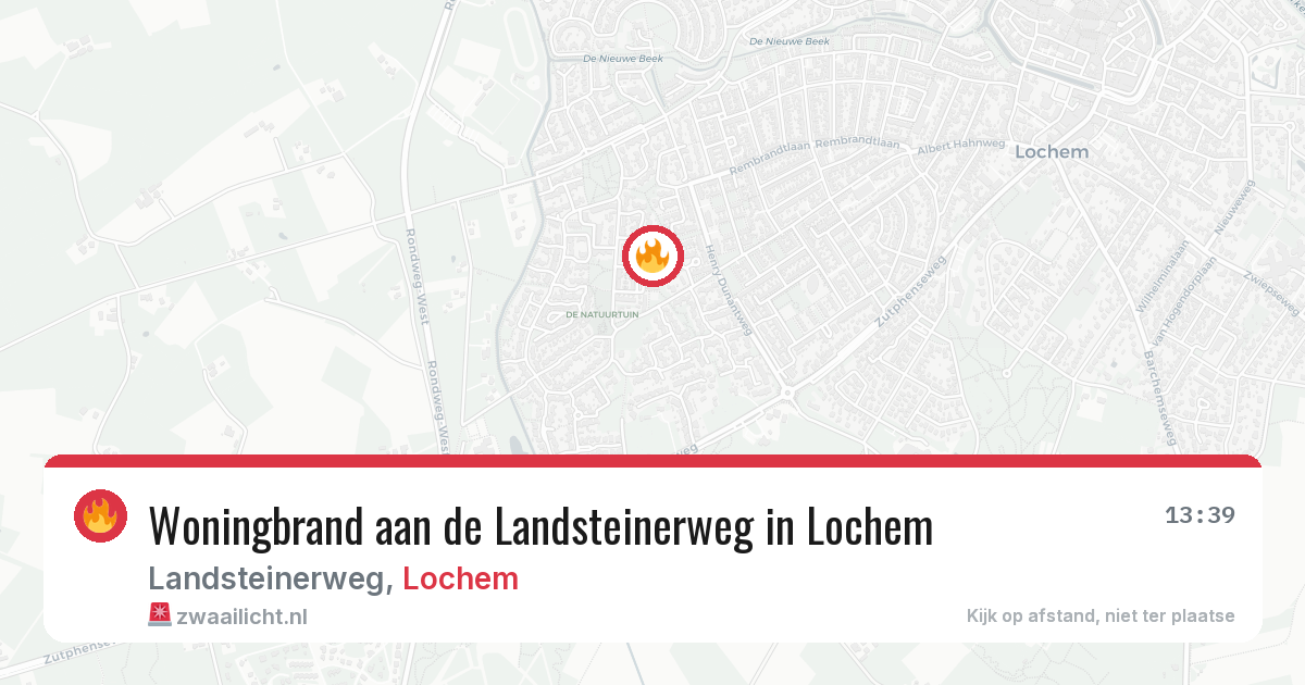 Woningbrand aan de Landsteinerweg in Lochem — 5 jul 2026