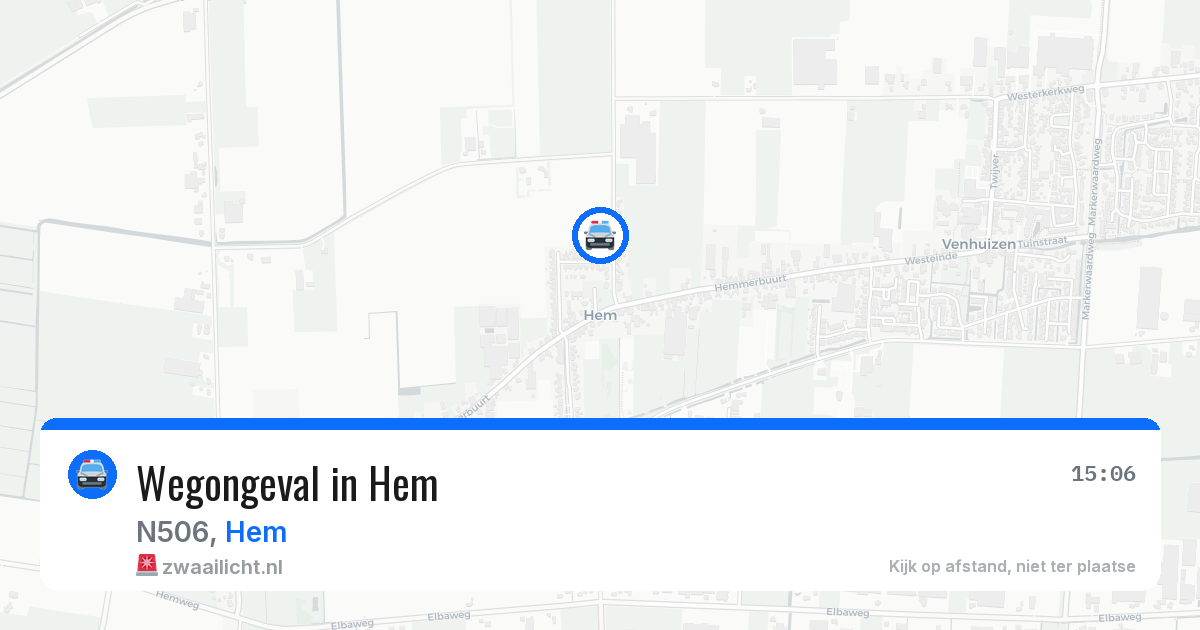 Wegongeval in Hem — 5 jun 2026