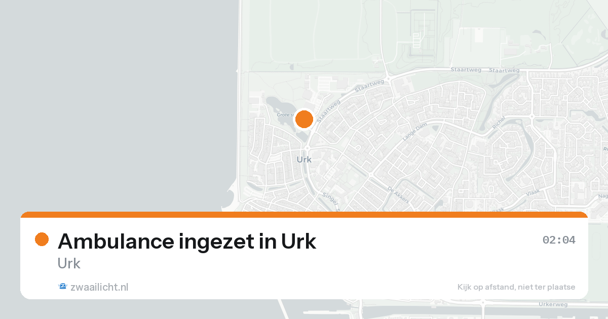 Ambulance ingezet in Urk — 7 feb 2026